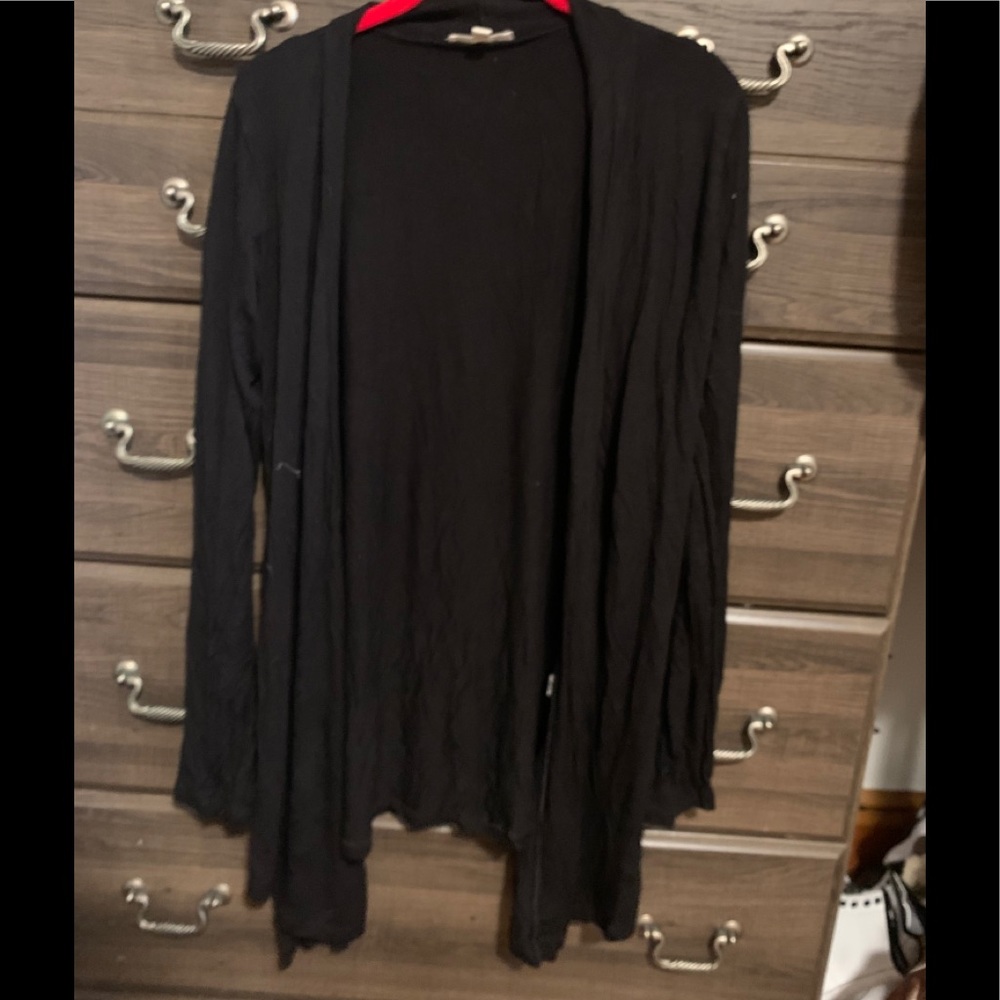 Black cardigan